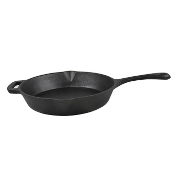 Pre-seasoned Large Cast Iron Fry Pan